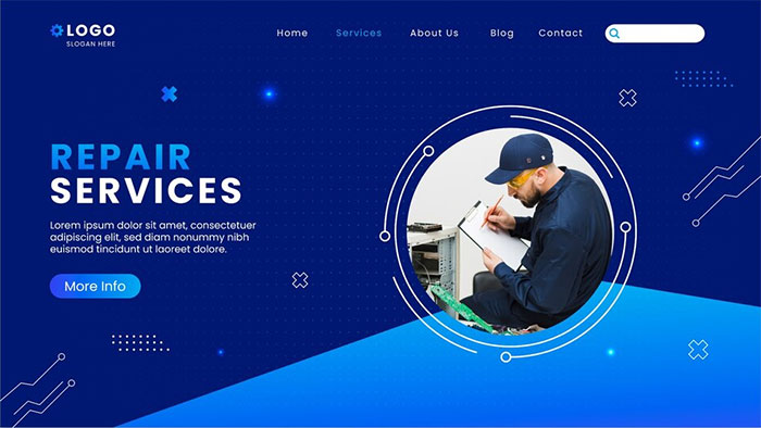 plumbers website design