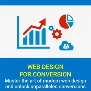 web design for conversion front cover