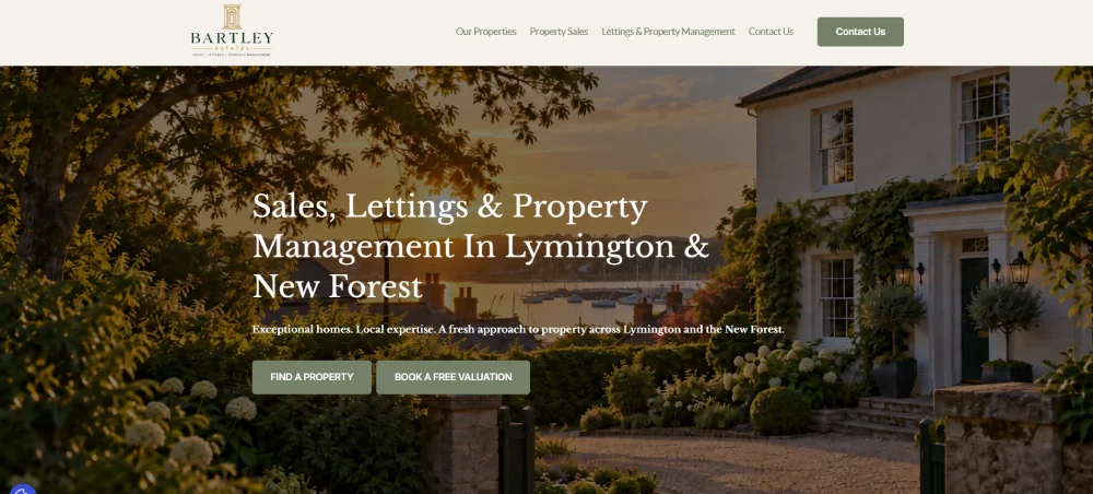 bartley estates portfolio banner clever thinking tech