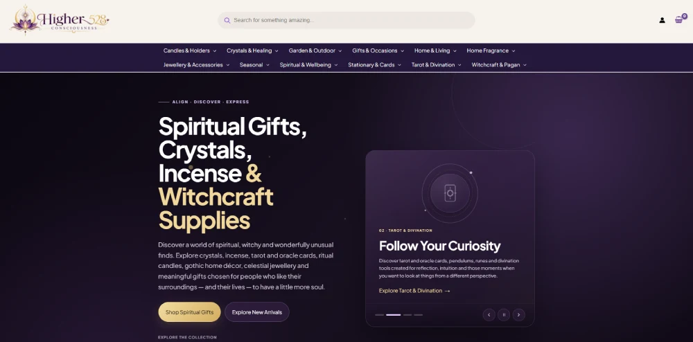 higher consciousness 528 portfolio banner